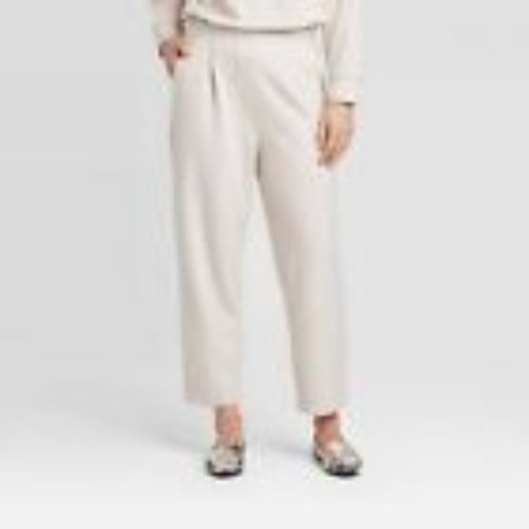 Neutral Heather Cozy Fleece Pants - Picture 2 of 3